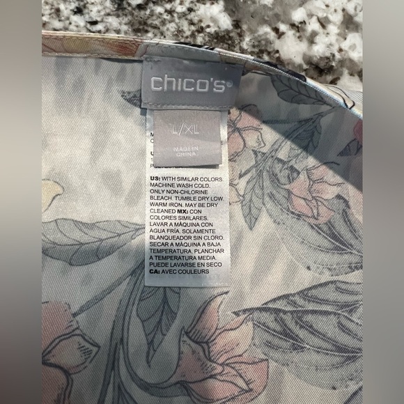 Chico’s Kimono Styled Blouse - Large / X Large - Picture 7 of 8